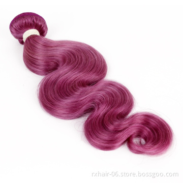 New Arrival Factory Cheap Raw Purple Weave Human Hair